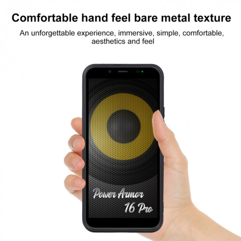 Pour coque de téléphone en TPU Ulefone Power Armor 16 Pro (noir) SH308A1895-05