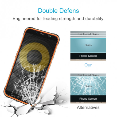 Pour Ulefone Power Armor 16 Pro 10 PCS 0.26mm 9H 2.5D Film de verre trempé SH5801960-06
