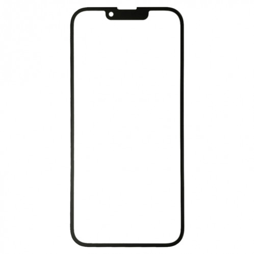 Pour iPhone 14 Plus Lentille en verre extérieure de l'écran avant avec adhésif optiquement transparent OCA SH17031183-06