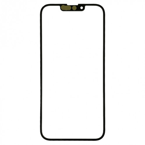 Pour iPhone 14 Plus Lentille en verre extérieure de l'écran avant avec adhésif optiquement transparent OCA SH17031183-06