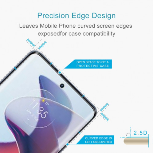Pour Motorola Moto G72 10 pièces 0.26mm 9H 2.5D Film de Verre Trempé SH9403323-06