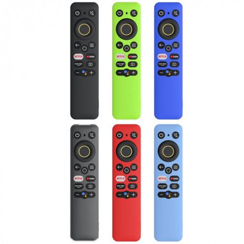 Pour Realme TV 30 pouces / 40 pouces Housse de protection en silicone de couleur unie (bleu foncé) SH101D562-03