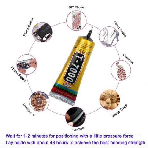 110mL T7000 écran LCD colle noire multifonction colle universelle bricolage SH550243-06