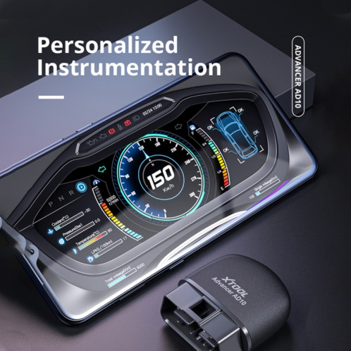 BFN Bluetooth 5.1 testeur de logiciel de Diagnostic de voiture OBD2 testeur de diagnostic de panne de moteur AD11 Version Mobile SH73781116-08