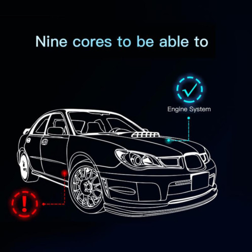 BFN Bluetooth 5.1 testeur de logiciel de Diagnostic de voiture OBD2 testeur de diagnostic de panne de moteur AD11 Version Mobile SH73781116-08