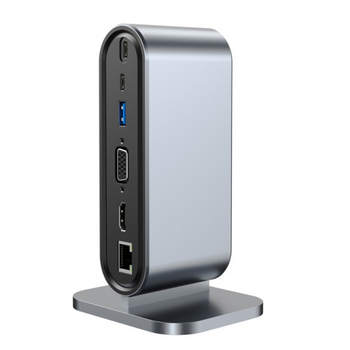 Adaptateur HUB multi-interface vertical USB-C / Type-C 12 en 1 SH75521209-05