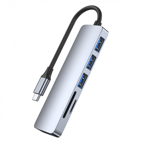 Adaptateur HUB 6-en-1 USB-C / Type-C vers USB pour station d'accueil SH7556459-05