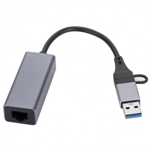 SL-017 USB3.0 Gigabit Réseau Type-C vers Port Réseau HUB USB SH75591369-04