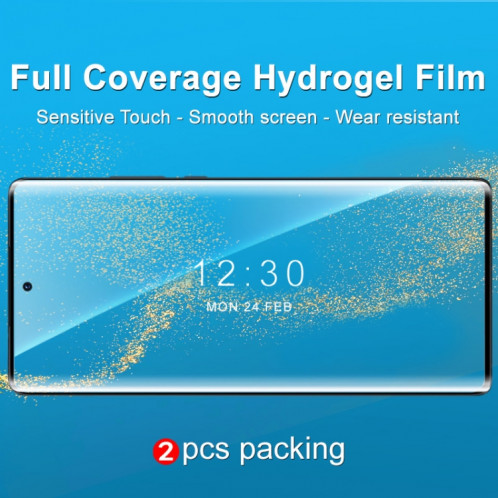 Pour Motorola Moto X30 Pro/Edge 30 Ultra 2 pièces protecteur de Film Hydrogel plein écran incurvé imak SI5308730-07