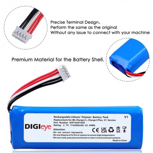 Remplacement de la batterie GSP1029102R SH8701753-05