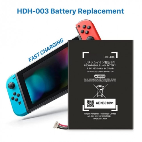 Remplacement de la batterie du HDH-003 SH8715350-05