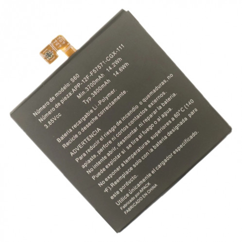 Pour le remplacement de la batterie Caterpillar Cat S60 SH87211904-03