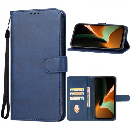 Pour étui de téléphone en cuir Ulefone Armor 17 Pro (bleu) SH902D1729-06