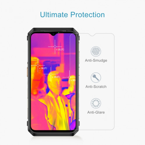 Pour Ulefone Power Armor 18T 10 pièces 0.26mm 9H 2.5D Film de verre trempé SH10031049-06