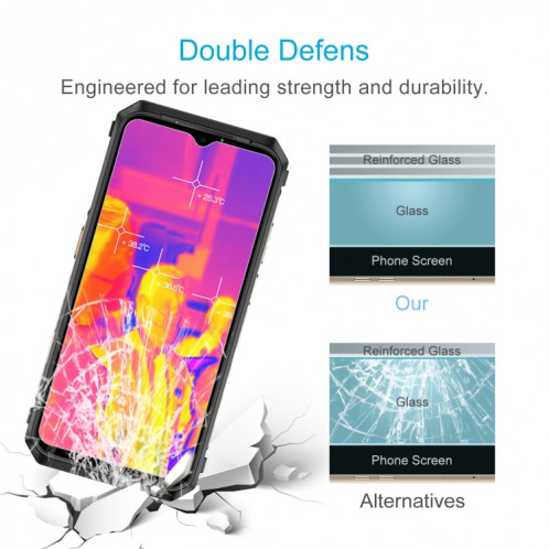 Pour Ulefone Power Armor 18T 10 pièces 0.26mm 9H 2.5D Film de verre trempé SH10031049-06