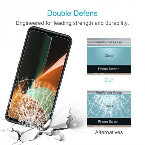 Pour Ulefone Armor 17 Pro 50pcs 0.26mm 9H 2.5D Film de verre trempé SH1202253-06