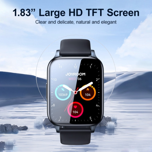 JOYROOM Fit-Life Series JR-FT3 Pro 1,83 pouces Bluetooth Smart Watch Support Appel / Surveillance de la fréquence cardiaque (Gris) SJ301A349-08