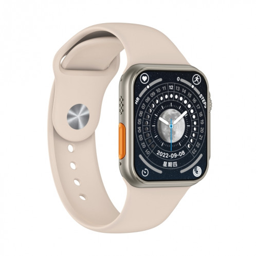 Montre intelligente à écran TFT W8 Ultra 2,02 pouces, étanche IP68, prise en charge de la fréquence cardiaque et de la surveillance de l'oxygène sanguin/modes sportifs multiples (or) SH801A1436-03