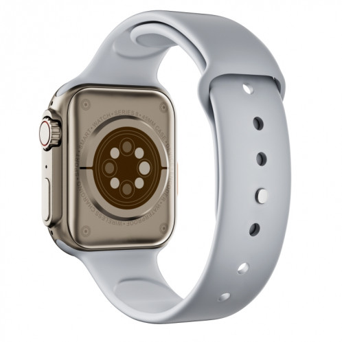 WS8 Pro Montre intelligente à écran tactile IPS de 2,0 pouces, étanche IP67, surveillance de la fréquence cardiaque et de l'oxygène sanguin/modes sportifs (or + gris) SH201C899-010