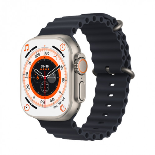 KD99 Ultra Montre intelligente à écran IPS de 1,99 pouces, prend en charge la surveillance de la fréquence cardiaque et de l'oxygène sanguin / Modes sportifs (noir) SH801A1136-08