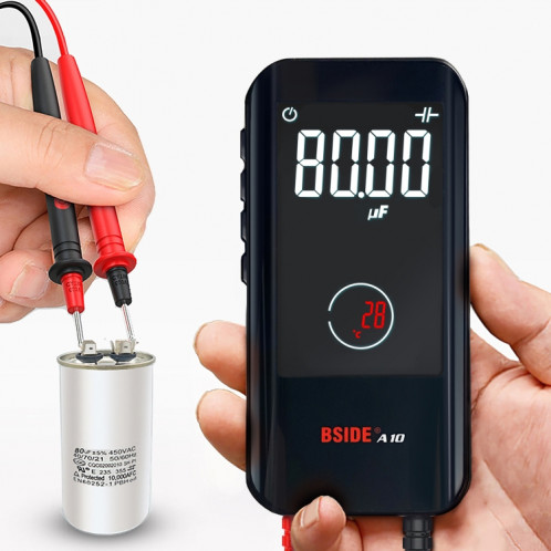 BSIDE A10 testeur de multimètre de rayonnement électromagnétique intelligent à grand écran SB82621286-08