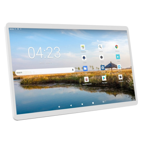 HSD2493T Machine publicitaire à écran IPS 24 pouces Android 12 RK3399 4 Go + 32 Go (Blanc) SH102B1735-012