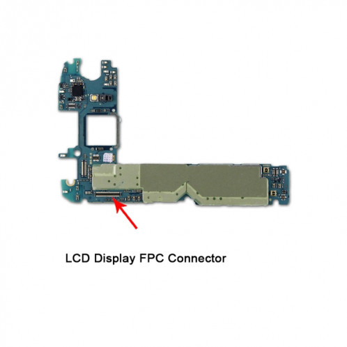 Pour Samsung Galaxy S6 edge + SM-G928 10pcs connecteur FPC d'affichage LCD sur la carte mère SH3510990-03