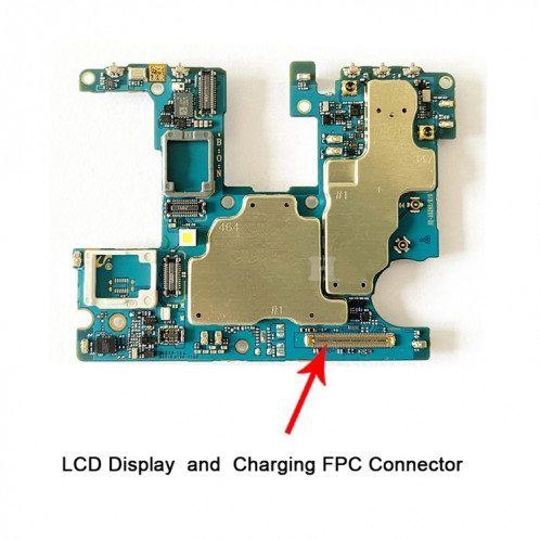 Pour Samsung Galaxy A52 5G SM-A526 10 pièces connecteur FPC de charge sur la carte mère SH35131601-03