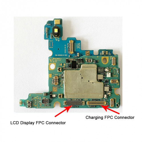 Pour Samsung Galaxy S21 + 5G SM-G996B 10 pièces connecteur FPC de charge sur la carte mère SH35291860-03