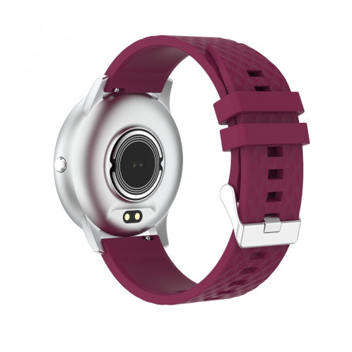 Ochstin 5H30 1,28 pouces HD écran rond bracelet en silicone montre de sport intelligente (violet) SO501D1972-09