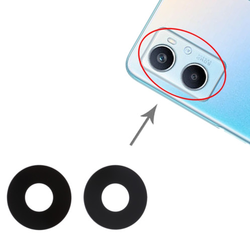Pour objectif de caméra arrière OPPO A96 10 pièces SH3104354-04