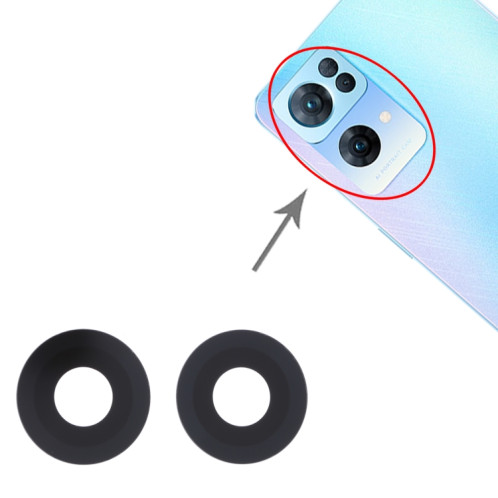 Pour objectif de caméra arrière OPPO Reno7 Pro 10 PCS SH31061603-04