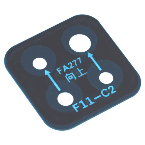 Pour OPPO A53 5G/A72 5G/A73 5G 10 pièces lentille de caméra arrière SH3109726-04