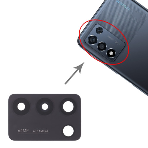 Pour objectif de caméra arrière OPPO K9S 10 pièces SH31131991-04