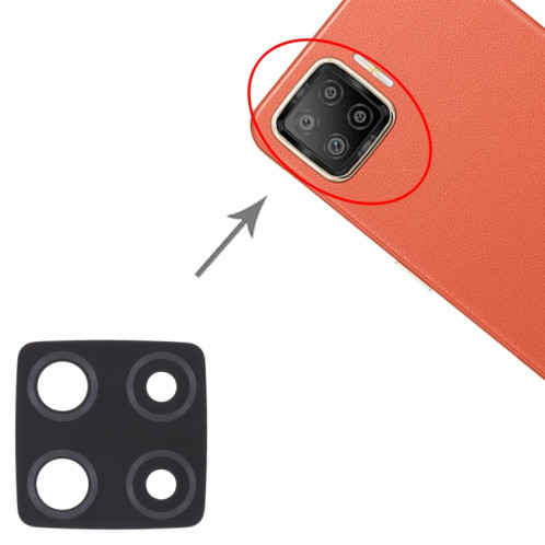 Pour objectif de caméra arrière OPPO A73/F17 10 pièces SH31151189-04