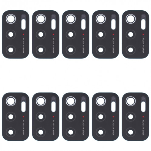 Pour Xiaomi Redmi Note 11SE Objectif de caméra arrière 10 pièces SH31181680-04