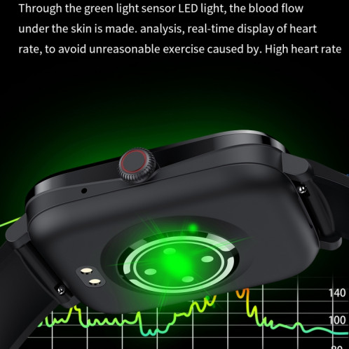 Ochstin 5HK20 Montre intelligente à écran rond de 1,85 pouces avec bracelet en silicone et fonction d'appel Bluetooth (Or) SO901C1311-010