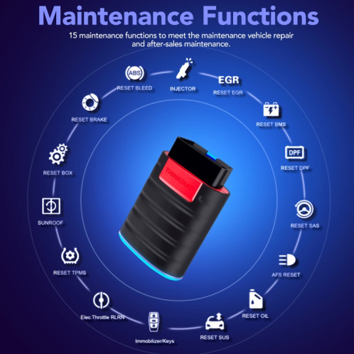 Instrument de diagnostic de panne de voiture ThinkDiag SP164-O OBD2 avec un logiciel gratuit et une DEMO SH86501686-08