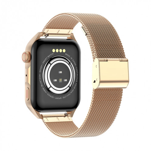 Ochstin 5HK28 1,78 pouces écran carré bracelet en acier montre intelligente prend en charge la fonction d'appel Bluetooth/surveillance de l'oxygène sanguin (or) SO801C1491-011