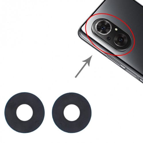 Pour Honor 50 SE 10 PCS Objectif de caméra arrière SH0301144-04