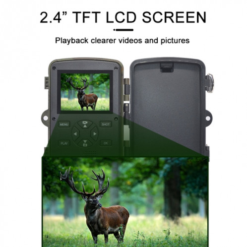 H888WIFI 4K Résolution 2,4 pouces Écran TFT WIFI Chasse Trail Camera SH8987878-011