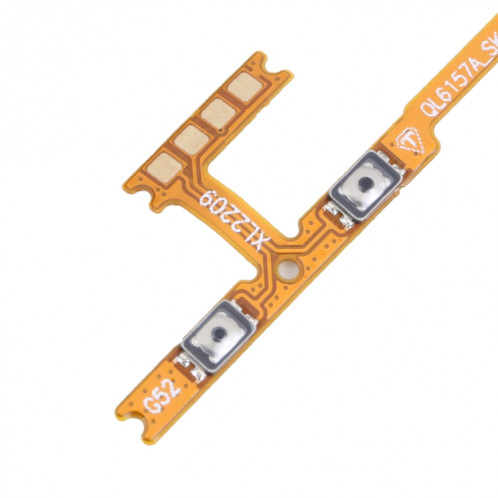 Pour Motorola Moto G52 bouton d'alimentation et bouton de volume câble flexible SH2102116-04