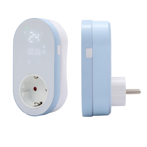 Thermostat LED enfichable BHT12-E sans WiFi, (bleu) SH601B1934-07