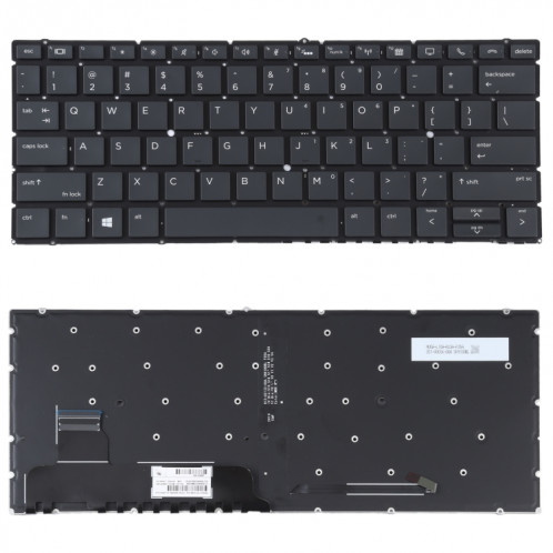Pour HP Elitebook X360 836 730 G5 735 G5 G6 830 G5 G6 US Version clavier avec rétro-éclairage SH220495-05