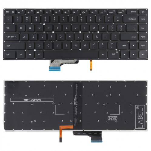 Pour Xiaomi Mi Pro 15.6 Version US Clavier avec rétroéclairage SH22111049-05