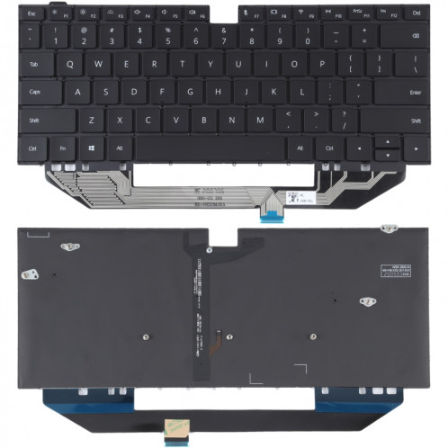 Pour clavier Huawei Matebook X Pro version US avec rétro-éclairage SH2213616-05