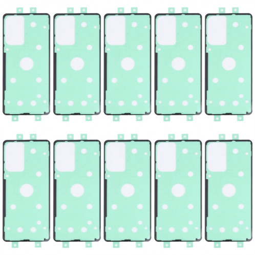 Pour Samsung Galaxy A72 SM-A725 10 pièces adhésif de couverture de boîtier arrière SH6009836-05