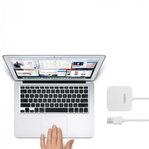 Station d'accueil HUB portable USB Onten OTN-5210 (blanc) SO001A1878-04