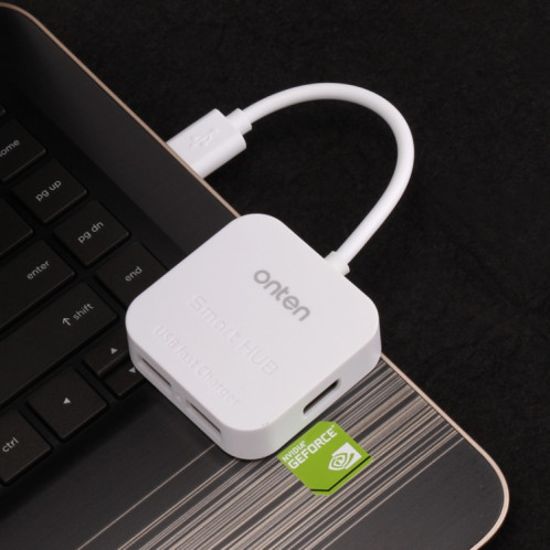 Station d'accueil HUB portable USB Onten OTN-5210 (blanc) SO001A1878-04