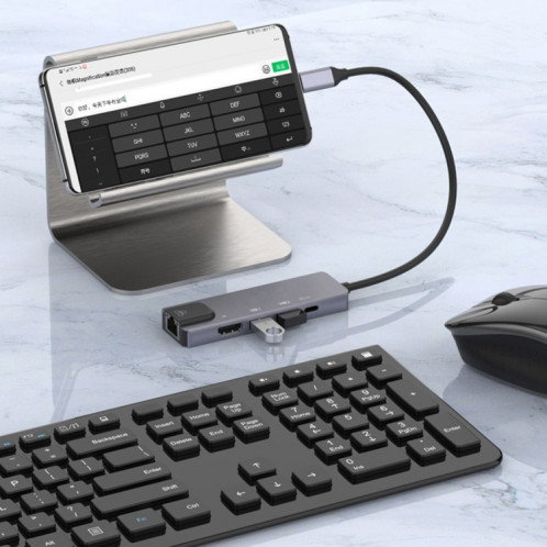 Onten OTN-UC920S Station d'accueil HUB multifonction portable USB-C / Type-C SO95001599-06